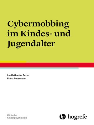 cover image of Cybermobbing im Kindes- und Jugendalter
